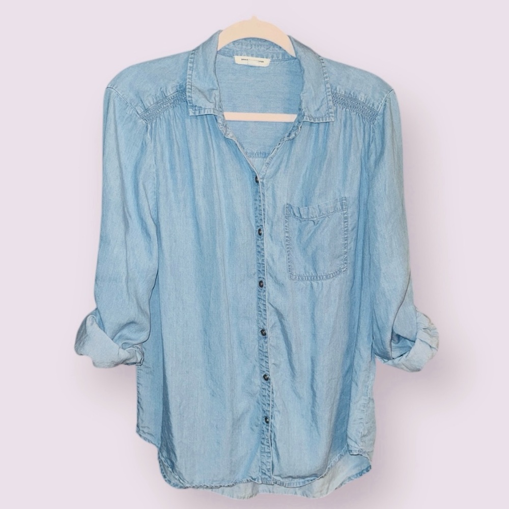 Beachlunchlounge Light Blue Button-Up Shirt size L‎